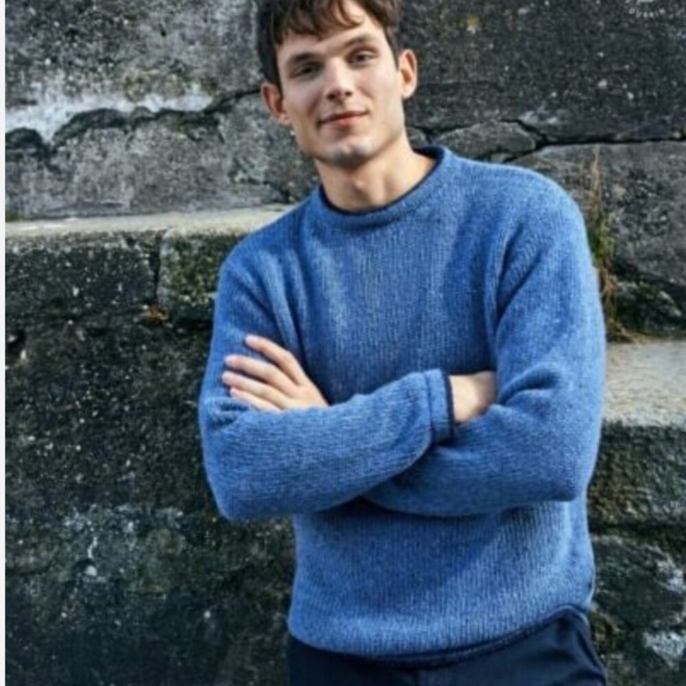 Brand New with Tags-  Irelands Eye - "Brandon Jersey Crewneck" Sweater